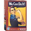 Eurographics Dėlionė 1000 vnt. - Rouzė kniedytoja (Rosie the Riveter)