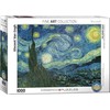 Eurographics Dėlionė 1000 vnt. - Vincentas van Gogas: Žvaigždėta naktis
