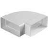 Ventiliacijos alkūnė EUROPLAST KLH, 110 x 55 mm, 90°