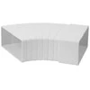 Ventiliacijos alkūnė EUROPLAST KLH15-60 110 x 55mm 15–60°