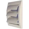 Ventiliacijos grotelės su žaliuzėmis EUROPLAST ND12Z, D125
