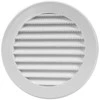 Plast. ventiliacijos grotelės EUROPLAST VR125, D125, baltos