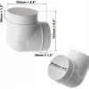 Europlast apaļo kanālu līkums plastmasas, Ø125mm, 90*