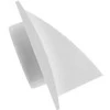 Išorinės ventiliacijos grotelės EUROPLAST ND12FV, baltos