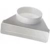 Ventiliacijos alkūnė EUROPLAST KLD25 220 x 55mm D125 90°