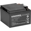 EUROPOWER AGM baterija EPS serija 12V 28Ah (tarnavimo laikas 8-12 metų)