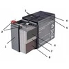 EUROPOWER AGM baterija EPS serija 12V 65Ah (tarnavimo laikas 8-12 metų)