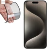 Evelatus Apsauginis stiklas Apple iPhone 15 Pro Max guminis apsauginis 3D stiklas pilnai apsaugantis nuo įsilaužimo, Japoniškas klijavimas, antistatinis EVEAPP15PMRG