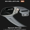 Evelatus Priedai do smartwatchy Siksniņa Watch 42/44/45 Sport Silicone Loop Light bluish Gray (EVEAPP42SSLGR)