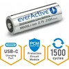 akumuliatorius everActive 18500 2100mAh USB-C !BOX