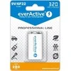 everActive Professional paruoštas naudojimui 9V 320mAh akumuliatorius, 1 vnt.