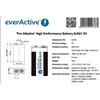 EverActive Baterija 9V Block 650mAh 10 vnt.