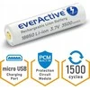everActive USB įkraunamas 18650 3,7V 3500mAh akumuliatorius su PCM
