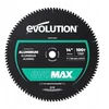 Evolution Piła diskinis aliuminio pjovimo peiliukas Evolution EVOMAX 355 mm Ø355 x 25,4 mm, 100 dantų TCT