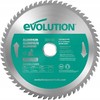 Evolution TCT pjūklo diskas skirtas pjauti aliuminį 210mm 60z - kampiniams pjūklams