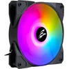 EVOLVEO 12FS ventiliatorius 120mm, ARGB, juodas rėmas, vergas
