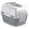 Stefanplast Cat toilet closed WivaCat 55x40x40cm baltas pilkas