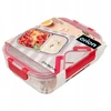 Excellent Houseware Orion Stiklinis maisto indas su dangčiu ir sandarinimu, 950 ml