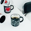 Excellent Houseware Other Brand Keith Haring - Set of 4 ceramic mugs with stand 300 ml
