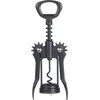 Excellent Houseware Metalinis vyno butelių atidarytuvas 16 cm juodas