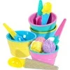Excellent Houseware Puikūs namų apyvokos reikmenų puodeliai, ledų puodeliai, šaukštai, gałkownica komlektas, 9 dalys