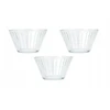 Excellent Houseware Stikliniai dubenėliai 3 vnt. 11,5 cm, 270 ml