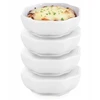 Excellent Houseware Snackkom porcelianinės lėkštutės 4 vnt, 50 ml, baltos