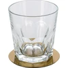 Excellent Houseware Padėkliukai puodeliams plieninė su stovu auksinė 10 cm 6 vnt.