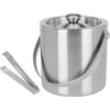 Excellent Houseware Home Styling Collection Kibirėlis ledui 1.7L su žnyplėmis, nerūdijančio plieno