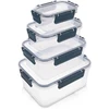 Excellent Houseware Orion Maisto talpos rinkinys 4 vnt. - Su dangčiais