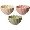 Excellent Houseware 3 dalių gėlių formos puodelių rinkinys, 150 ml