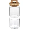 Excellent Houseware Indas sausainiams stiklinis 2 aukštų 600 ml