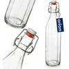 Excellent Houseware Orion Buteliukas stiklena 1 L su klipsem