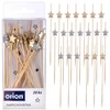 Excellent Houseware Orion Kokteilių Šiaudeliai 12 cm Bambu 20 vnt. - Užkandžiams