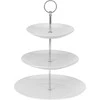3 aukštų torto stovas Excellent Houseware KO-628900040, balto porceliano