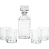 Excellent Houseware Viskio dekanteris ir stiklinių stiklinė 900 ml + 4x230 ml 5 vnt.