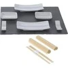 Excellent Houseware Sushi rinkinys 13 vnt. porceliano, bambuko ir akmens