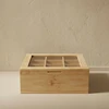 Excellent Housware PUIKUS NAMŲ ŪKIO ĮRANGOS „NOVE“ bambukinis arbatos indelis, 9 skyriai