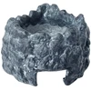Exo Terra Wet Rock, slėptuvė su dubeniu, terariumui, keraminė, M, 18x13x9,5 cm, 130 ml, kampinė