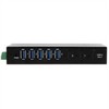 Exsys EX-12297HMS 7 prievadų metalinis USB 3.2 Gen 2x1 šakotuvas su 2 USB-C ir 5 USB-A 3.2 Gen 1 prievadais