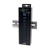 Exsys EX-1580SHMVS – valdomas, 10 prievadų metalinis USB 3.2 Gen 1 šakotuvas su tinklo padalijimo galimybe, apsauga nuo iškrovų (15.06.3518)