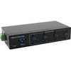 Exsys EXSYS EX-11224HMVS 4 prievadų metalinis USB 3.2 Gen 1 HUB su VIA VL811+ mikroschemų rinkiniu