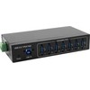 Exsys EXSYS EX-11227HMVS 7 prievadas USB 3.2 Gen 1 Metall HUB VIA VL811+ lustų rinkinys