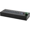 Exsys EXSYS EX-11230HMS 10 prievadų USB 3.2 Gen 1 HUB Din-Rail rinkinys ir sieninis VIA VL811+ mikroschemų rinkinys