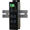 Exsys EXSYS EX-1196HMS 7 prievadų USB 3.2 Gen1 HUB C-Buchse, 15KV ESD apsauga nuo viršįtampių