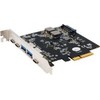„Exsys EXSYS EX-12007“ 5 prievadų USB 3.2 „Gen2 PCIe“ plokštė su 2 USB-A ir 3 USB-C jungtimis