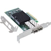 Exsys „InLine®“ dvigubas 10 gigabitų tinklo adapteris, 2x SFP+, PCIe x8, įskaitant žemo profilio pagrindinę plokštę