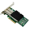 Exsys „InLine®“ dvigubas 10 gigabitų tinklo adapteris, 2x SFP+, PCIe x8, įskaitant žemo profilio pagrindinę plokštę