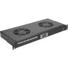Extralink | Ventiliatoriaus skydelis | 19", 2 ventiliatoriai, su termostatu