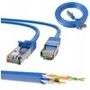 Extralink Cat.8.1 S/FTP 0.5m 40G Mėlyna | LAN pataisos laidas | Varinis vytos poros tinklo kabelis